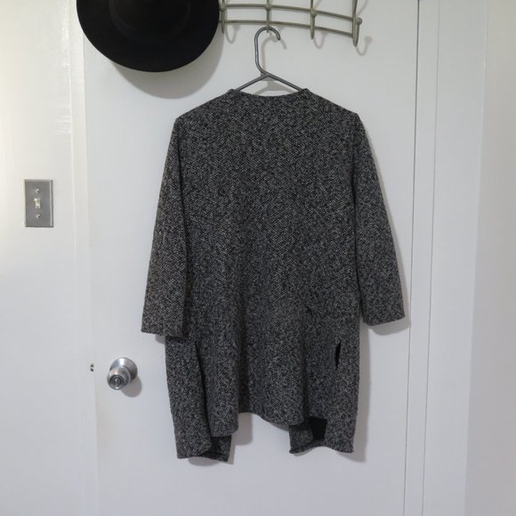 Mulaya Grey Peacoat Light Jacket - Picture 9 of 14